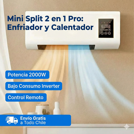 Mini Split 2 en 1 Pro: Aire Acondicionado y Calefacción